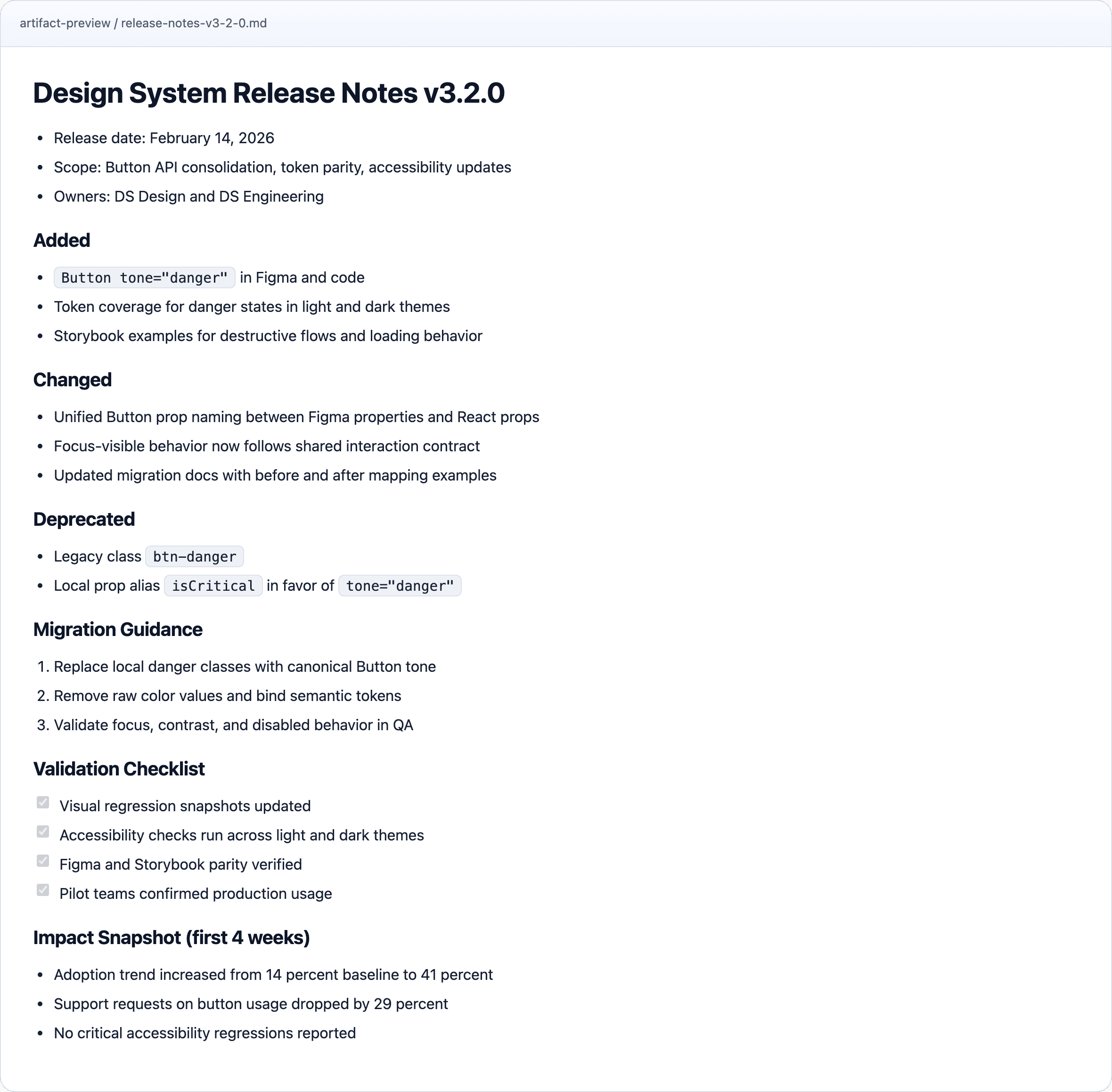 Release Notes v3.2.0